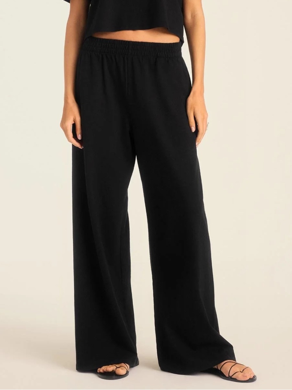 Vitamin A Coast Wide Leg Gauzy Recycled Cotton Pants size Medium